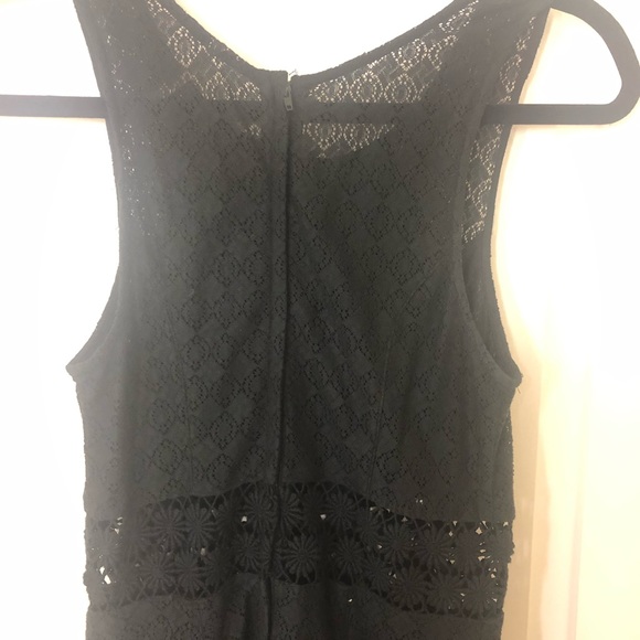 Free People black floral lace dress. - Picture 3 of 5